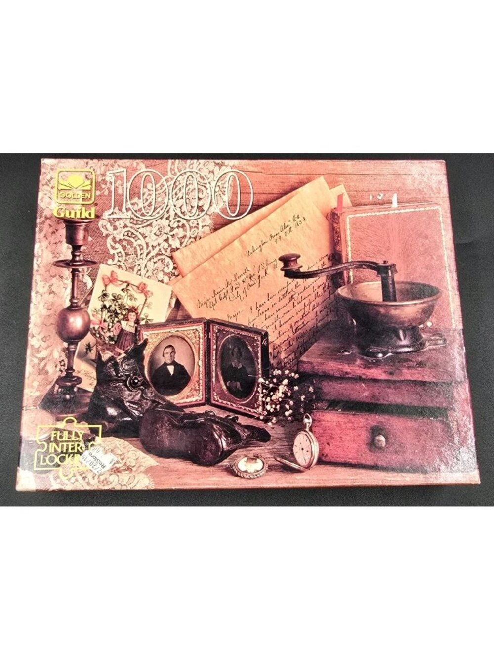 Vtg Golden Guild Antique Menagerie Jigsaw Puzzle 1000 Piece 27.5" x 21.5" Sealed